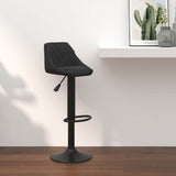 vidaXL Bar Stool velvet black