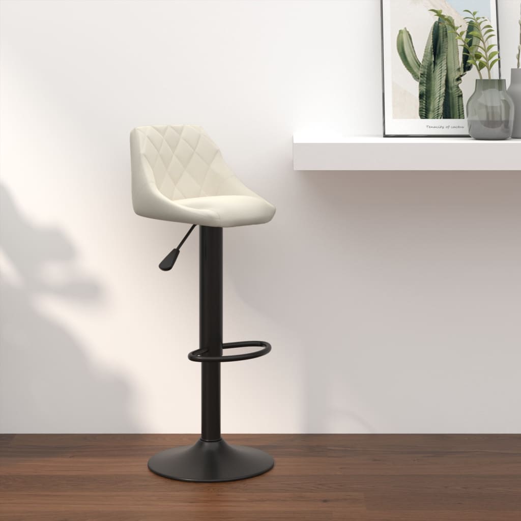 vidaXL Bar Stool velvet black