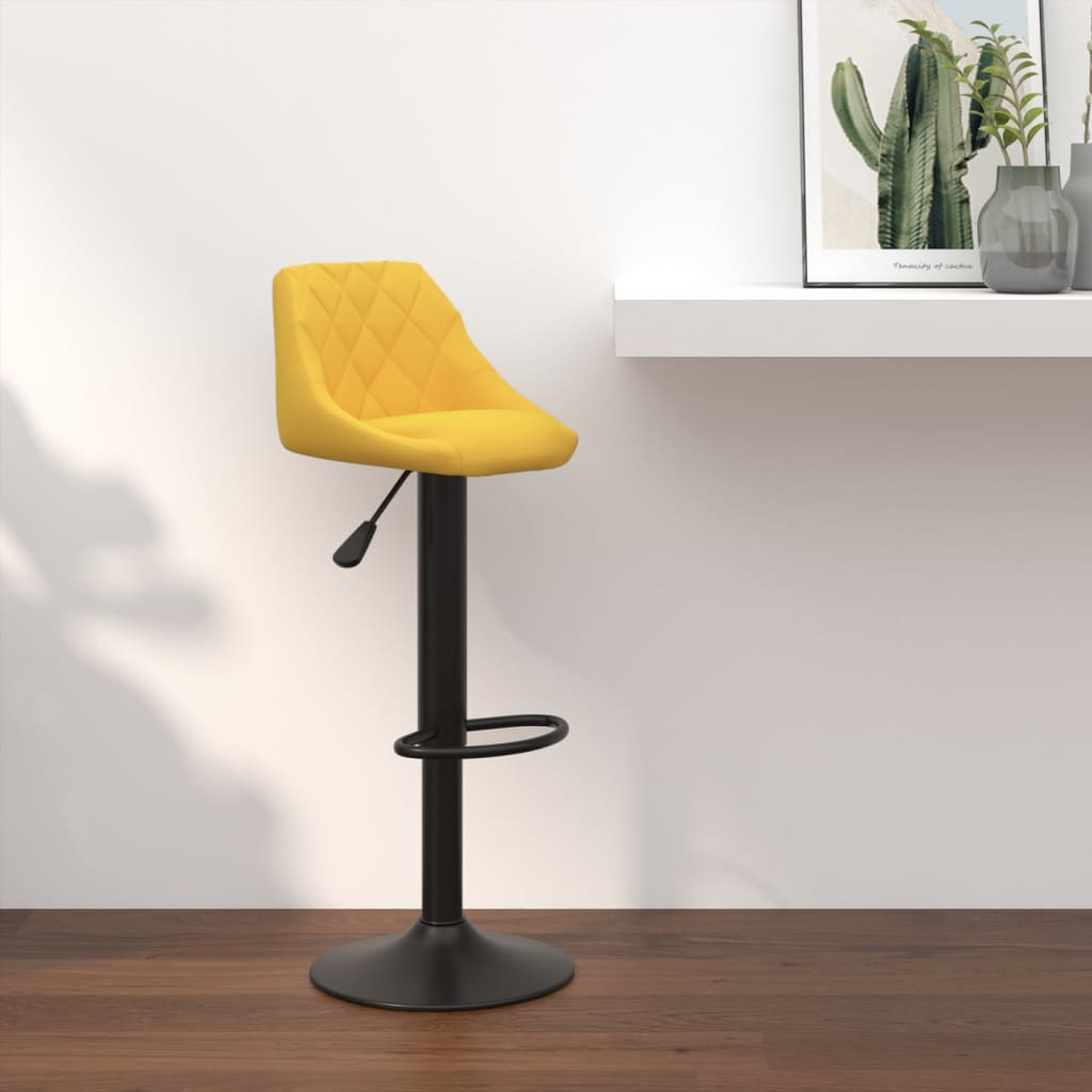 vidaXL Bar Stool velvet black
