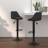 vidaXL Bar Stool velvet black