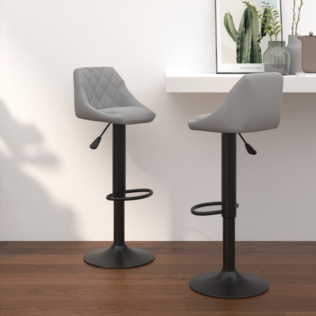 vidaXL Bar Stool velvet black