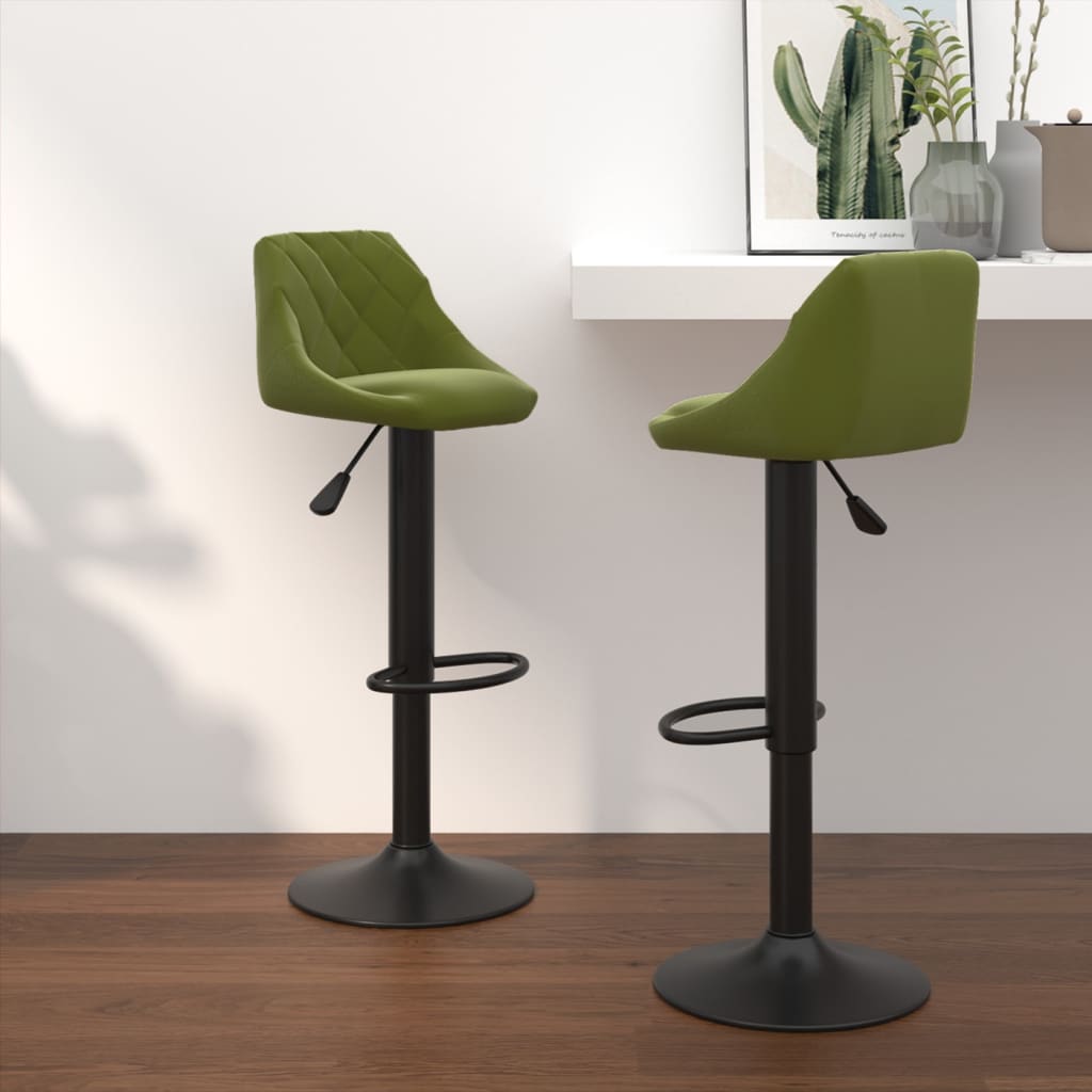 vidaXL Bar Stool velvet black