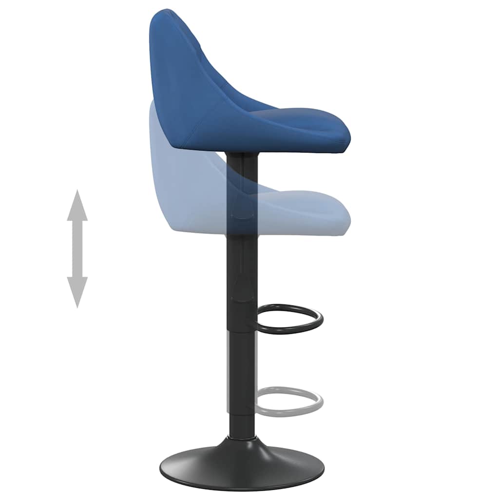 vidaXL Bar Stool velvet black