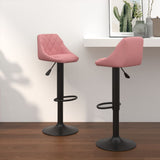 vidaXL Bar Stool velvet black