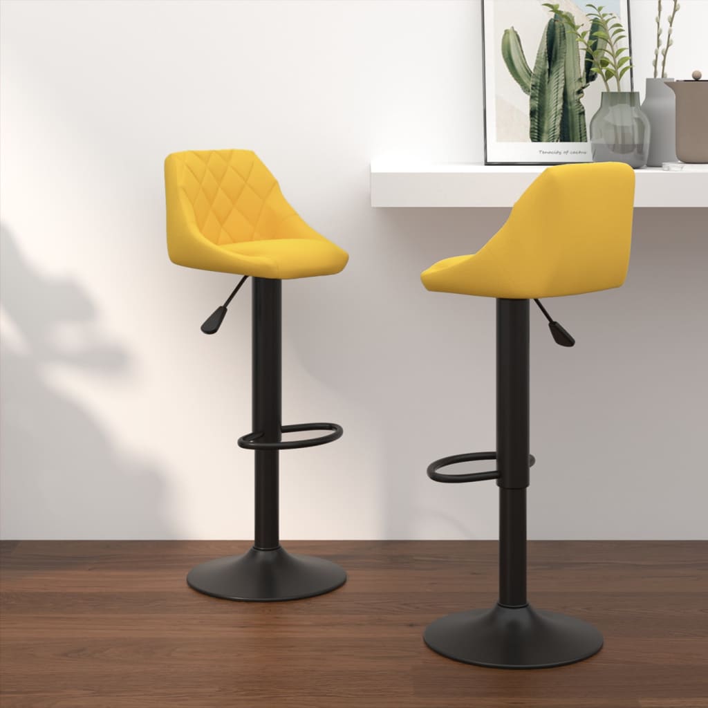 vidaXL Bar Stool velvet black