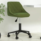 vidaXL Swivel Office Chair Velvet Black