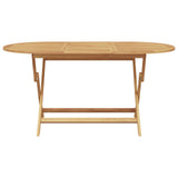 vidaXL Tuin Eettafel Set 5 pcs Bruin Massief Teakhout