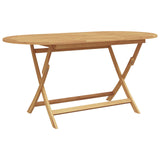 vidaXL Tuin Eettafel Set 5 pcs Bruin Massief Teakhout
