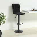 vidaXL Bar Stool velvet black