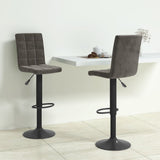vidaXL Bar Stool velvet black