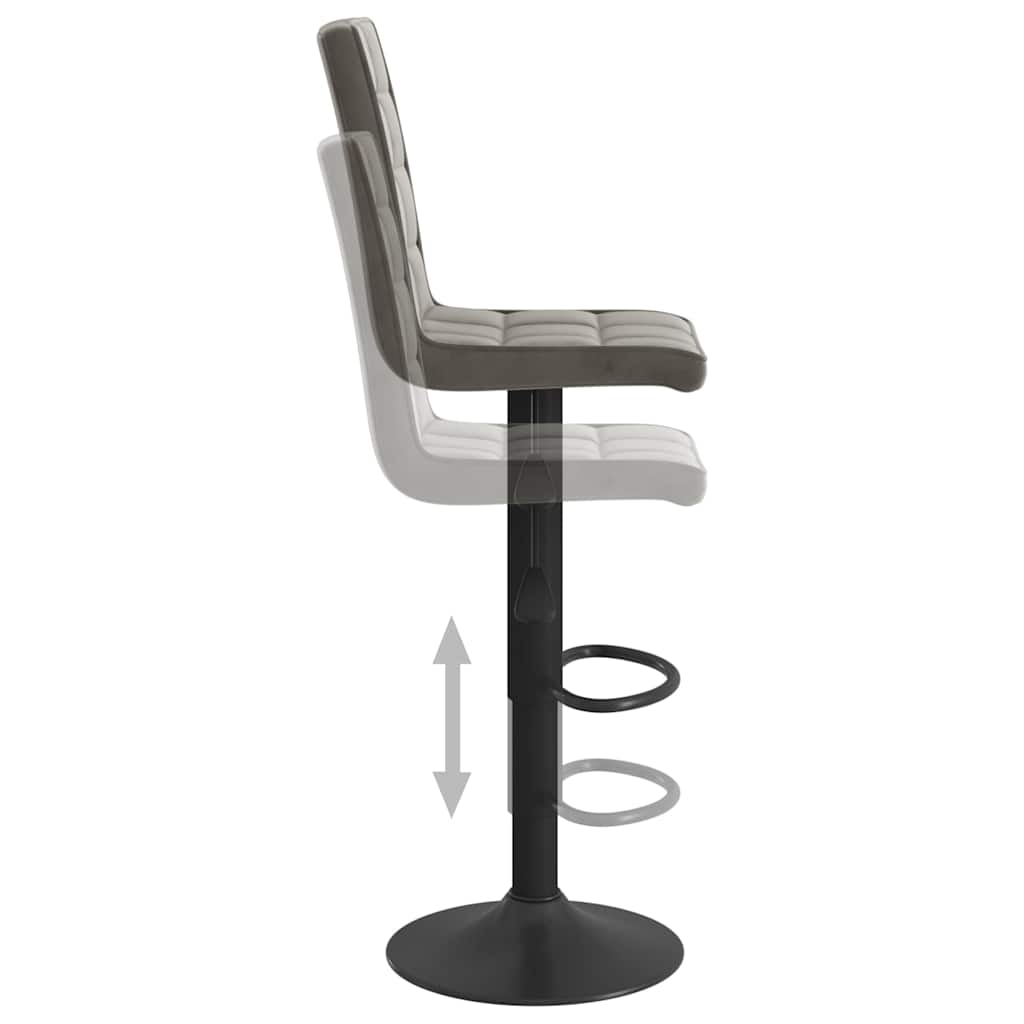 vidaXL Bar Stool velvet black