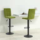 vidaXL Bar Stool velvet black