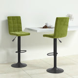 vidaXL Bar Stool velvet black