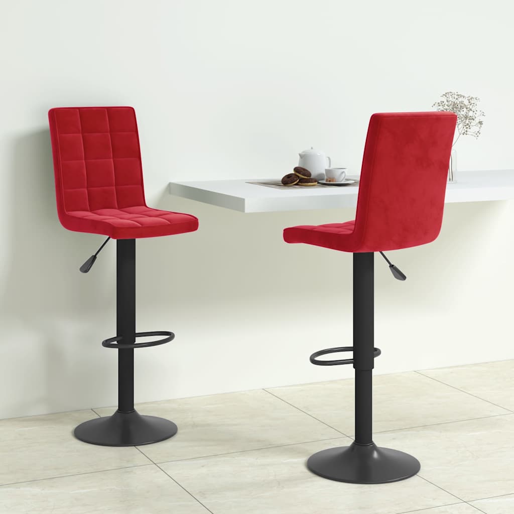 vidaXL Bar Stool velvet black