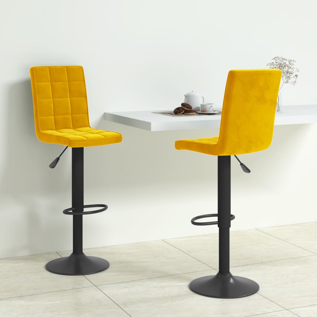 vidaXL Bar Stool velvet black
