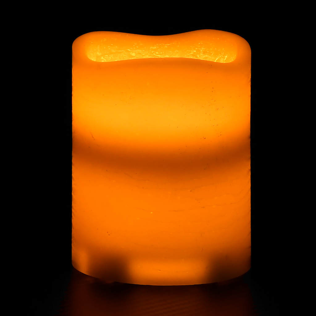 vidaXL Flameless LED Candles with Remote Control 24 pcs Warm White
