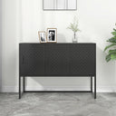 vidaXL Sideboard 105x35x75 cm steel black