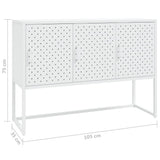 vidaXL Sideboard 105x35x75 cm steel black