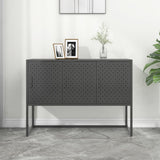 vidaXL Sideboard 105x35x75 cm steel black