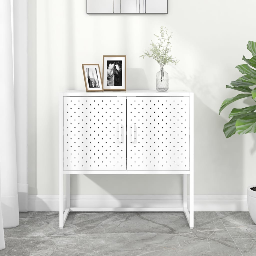 vidaXL Sideboard 105x35x75 cm steel black
