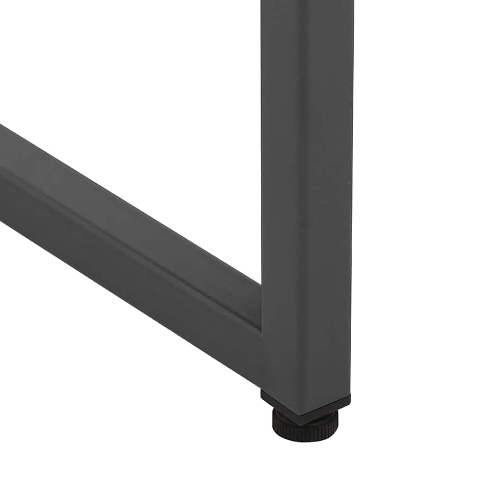 vidaXL Hoge kast 80x35x135 cm staal zwart