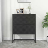vidaXL Hoge kast 80x35x135 cm staal zwart