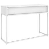 vidaXL Console Table 72x35x75 cm Steel White