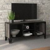 vidaXL Tv-meubel 105x36x47 cm metaal en MDF rustiek bruin