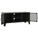 vidaXL Tv-meubel 105x36x47 cm metaal en MDF rustiek bruin