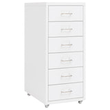 vidaXL Archiefkast met 5 lades 68,5 cm staal grijs
