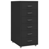 vidaXL Archiefkast met 5 lades 68,5 cm staal grijs