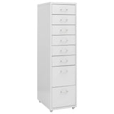 vidaXL Archiefkast met 5 lades 68,5 cm staal grijs