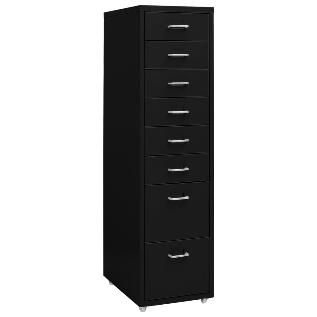 vidaXL Archiefkast met 5 lades 68,5 cm staal grijs