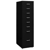 vidaXL Archiefkast met 5 lades 68,5 cm staal grijs