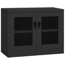 vidaXL Kantoorkast 90x40x70 cm staal wit