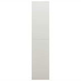 vidaXL Lockerkast 90x40x180 cm staal wit