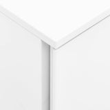 vidaXL Filing Cabinet with Wheels 39x45x60 cm Steel White