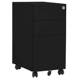 vidaXL Ladeblok verrijdbaar 39x45x59 cm staal wit