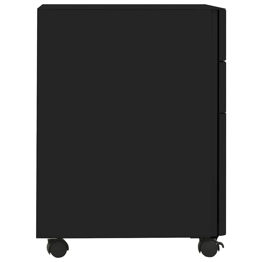 vidaXL Ladeblok verrijdbaar 39x45x59 cm staal wit