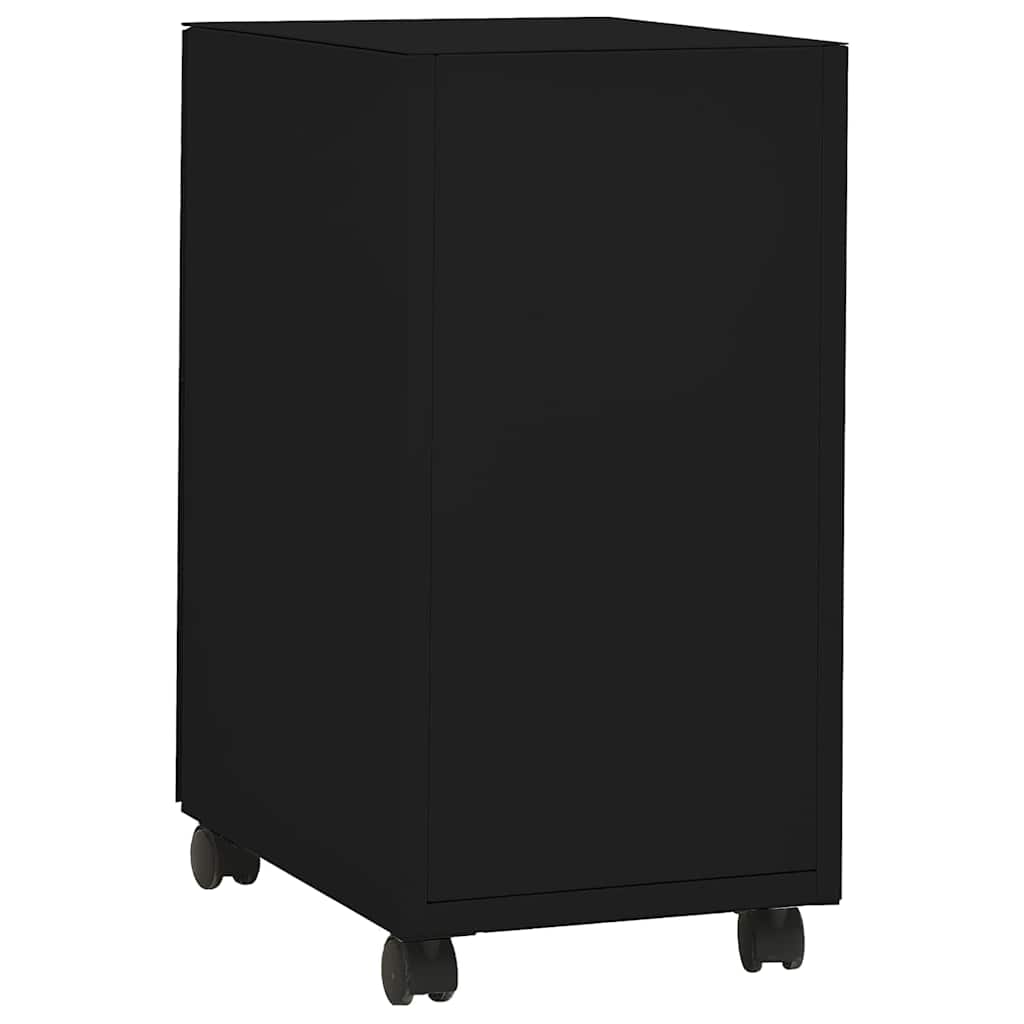 vidaXL Ladeblok verrijdbaar 39x45x59 cm staal wit