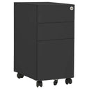 vidaXL Ladeblok verrijdbaar 39x45x59 cm staal wit