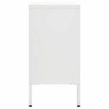 vidaXL Sideboard 105x35x70 cm steel and tempered glass black