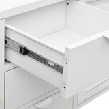 vidaXL Sideboard 105x35x70 cm steel and tempered glass black