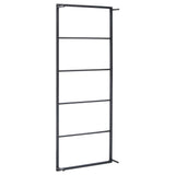 vidaXL Towel Rack 45x10x115 cm Steel Black