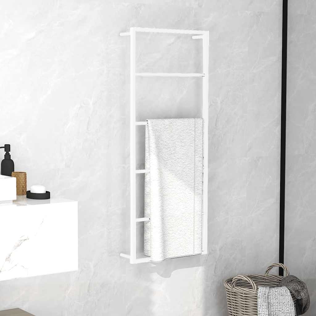 vidaXL Towel Rack 45x10x115 cm Steel Black