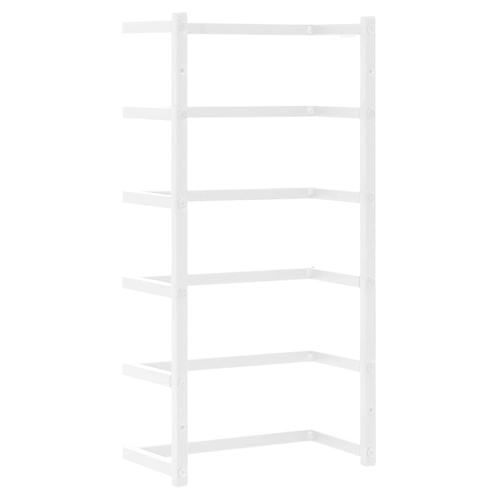 vidaXL Handdoekenrek 24x12x48 cm staal zwart