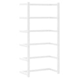 vidaXL Handdoekenrek 24x12x48 cm staal zwart