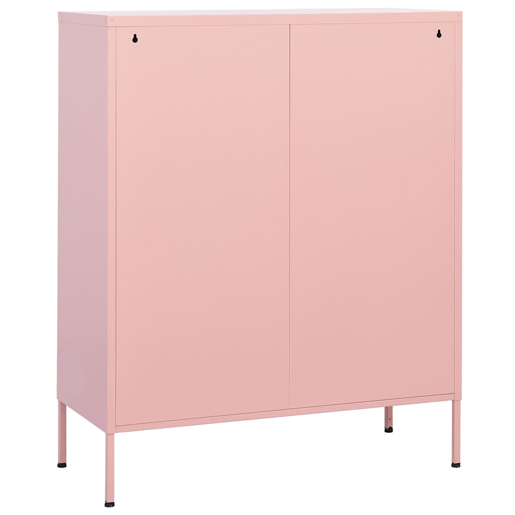 vidaXL Opbergkast 80x35x101,5 cm staal olijfgroen