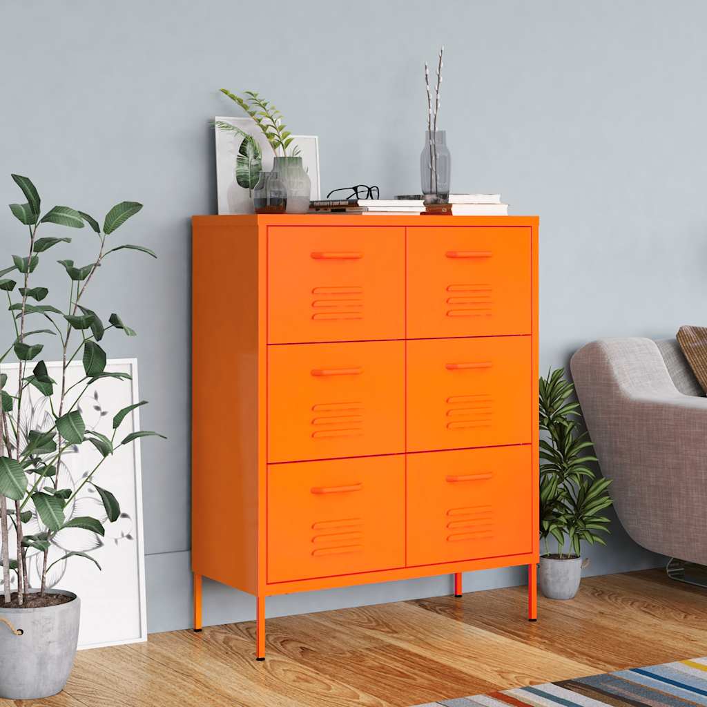 vidaXL Ladekast 80x35x101,5 cm staal olijfgroen