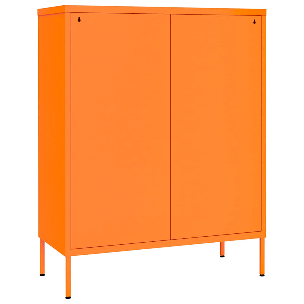 vidaXL Ladekast 80x35x101,5 cm staal olijfgroen